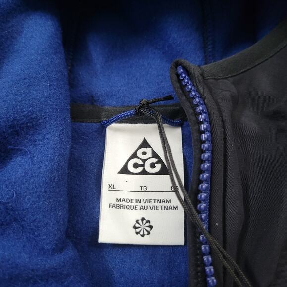 Nike ACG Wolf Tree Plus Mid Layer Hooded Jacket Medium Loose Fit HJ2458-010 - Picture 7 of 13